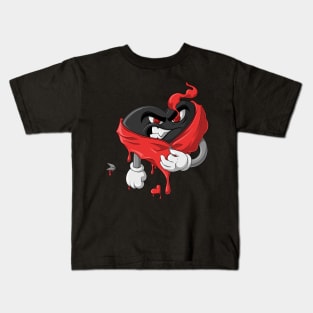 Vengeful Black Heart Kids T-Shirt